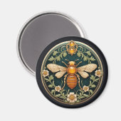 Mooie Art Nouveau Bij Magneet (Voorkant / Achterkant)