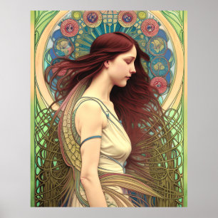 Mooie Art-stijl Poster
