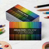 Mooie artiest - Stijlvolle regenboogkleuren Visitekaartje