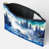 Mooie artistieke dennen in het sneeuwstormschilder etui (Open)