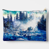 Mooie artistieke dennen in het sneeuwstormschilder etui (Achterkant)