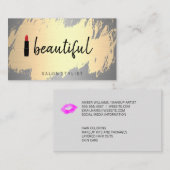 Mooie / Artistieke Geborsteld Visitekaartje (Voorkant / Achterkant)