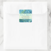 Mooie Artsy Bomen Adreslabel (20) Vierkante Sticker (Tas)