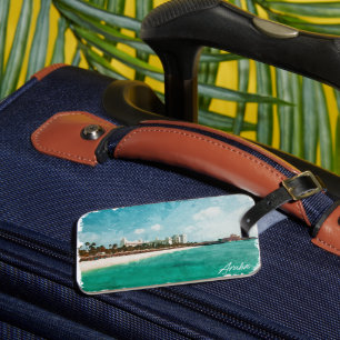 Mooie Aruba Tropical Island Travel Bagagelabel