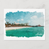 Mooie Aruba Tropical Island Travel Briefkaart (Voorkant)