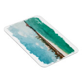 Mooie Aruba Tropical Island Travel Magneet (Rechterzijde)