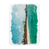 Mooie Aruba Tropical Island Travel Magneet (Verticaal)