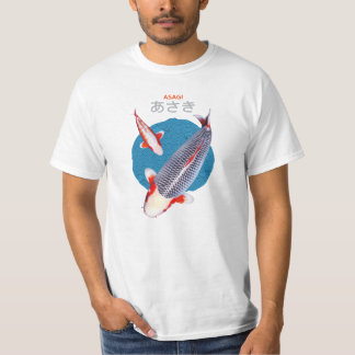 Mooie Asagi Koi Fish T-shirt – Elegant