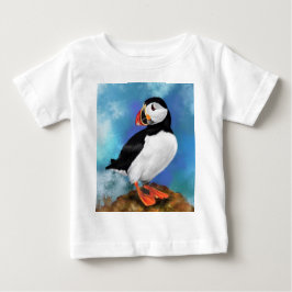 Mooie Atlantic Puffin Bird Baby T-Shirt