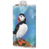 Mooie Atlantic Puffin Bird Painds Migned Heupfles (Links)