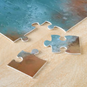 Mooie Atlantic Puffin Bird Painting Migned - Legpuzzel (Zijkant)