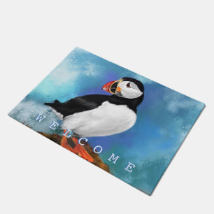 Mooie Atlantic Puffin Deurmat Welkom
