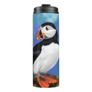 Mooie Atlantic Puffin Thermische Tumbler Thermosbeker