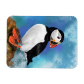 Mooie Atlantische Puffin Bird Magnet - Schilderen Magneet (Horizontaal)