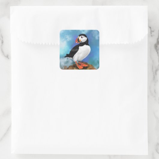 Mooie Atlantische Puffin Sticker (Tas)