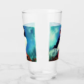 Mooie Atlantische puffin-vogel - Schilderen Glas (Links)