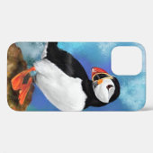 Mooie Atlantische puffin-vogelschilderkunst Case-Mate iPhone Case (Achterkant (horizontaal))