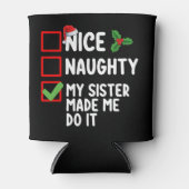 Mooie aughty, mijn zuster heeft me met kerst gemaa blikjeskoeler (Voorkant)