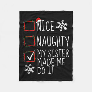 Mooie aughty, mijn zuster heeft me met kerst gemaa fleece deken