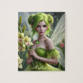 Mooie August Fairy in Gladioli Legpuzzel (Verticaal)