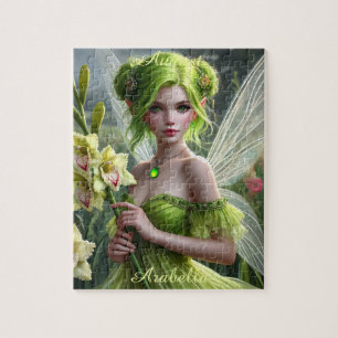 Mooie August Fairy in Gladioli Legpuzzel