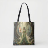 Mooie August Peridot Fairy Tote Bag (Voorkant)