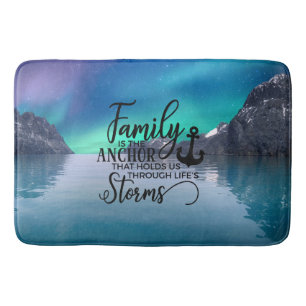 Mooie Aurora Family Quote Badmat