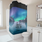 Mooie Aurora Family Quote Douchegordijn (In situ)