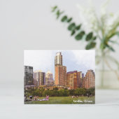 Mooie Austin Texas Skyline Travel Briefkaart (Staand voorkant)