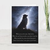 Mooie Australian Shepard Aussie condoleance Kaart (Voorkant)