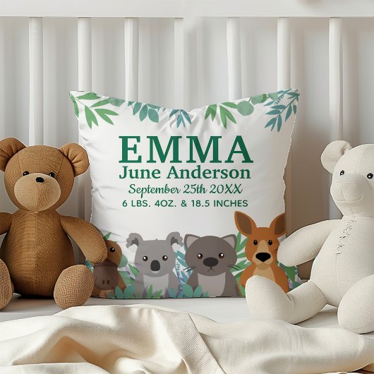 Mooie Australische Dieren Babykamer Kussen