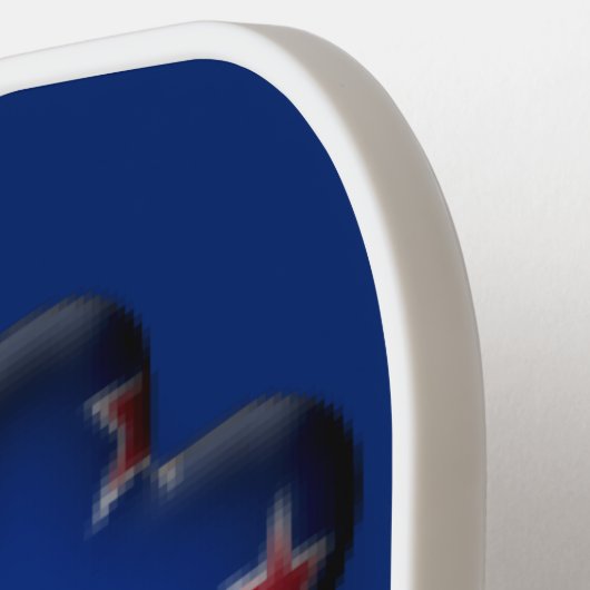 Mooie Australische hashtag-vlagkleuren Pickleball Paddle (Links Detail)