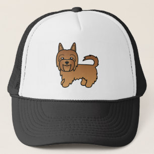 Mooie Australische Terrierhond Illustratie Trucker Pet