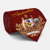 Mooie Australische vlag - darm Stropdas (Opgerold)
