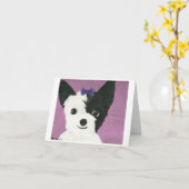 Mooie auto's van een hond genoemd Zigeuner Kaart (Gele Bloem)