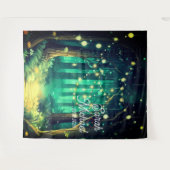 Mooie Avond Bruiloft Achtergrond Wandkleed (Voorkant (horizontaal))