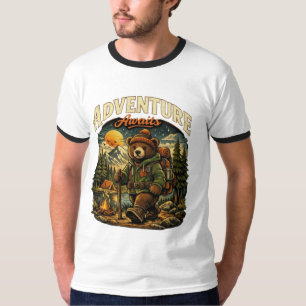 Mooie Avonturen Beer T-Shirt – Wandelen Natuur Ver