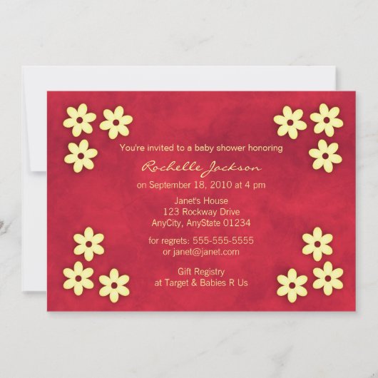 Mooie Aziatische stijl uitnodiging (Voorkant)