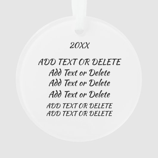 Mooie Aziatische vrouw Ornament (achterkant)