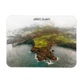 Mooie Azoren eilanden kustlijn uitzicht Magneet (Horizontaal)