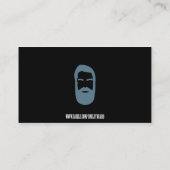 Mooie baard. Visitekaartje (Achterkant)