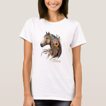 Mooie baardveulen T-shirt met naam