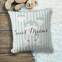 Mooie baby blauwe streep kinderkamer / kinderkamer