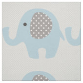 Mooie baby Blue Elephant Stof (Swatch)
