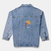Mooie baby-body denim jacket (Achterkant)