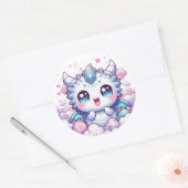 Mooie Baby Draak Kawaii Fantasy Sticker (Envelop)