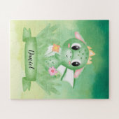 Mooie Baby Draak Waterverf Puzzel (Horizontaal)