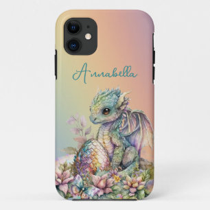 Mooie Baby Draken Ei op Regenboog Case-Mate iPhone Case