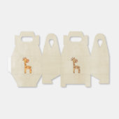 Mooie Baby Giraffe Bedankdoosjes (Uitgevouwen)