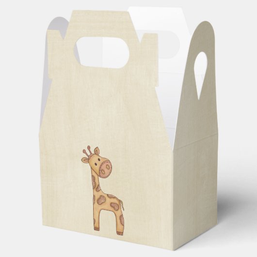 Mooie Baby Giraffe Bedankdoosjes (Geopend)